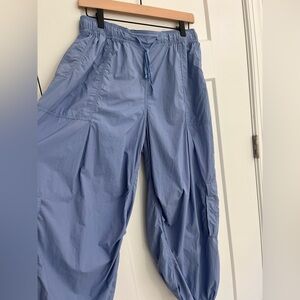 Daily Practice by Anthropologie Base Jump Parachute Pants Blue MP Cargo Baggy